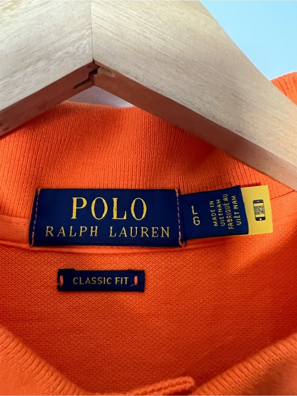 Polo by Ralph Lauren Orange Short-Sleeve Big Pony Polo Shirt - Classic Fit
